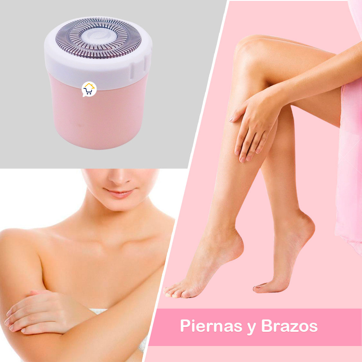 Depiladora 4 en 1 KM3024 – Piel Suave en Minutos, Sin Dolor y Sin Gastar de Más