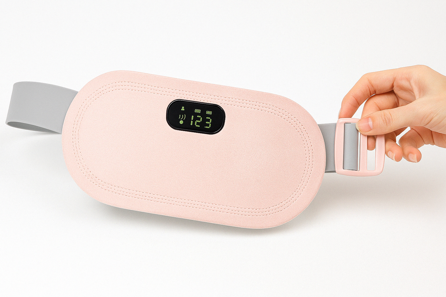 Cinturón Térmico Inteligente con Masaje – Alivio Rápido para Cólicos Menstruales 💆♀️