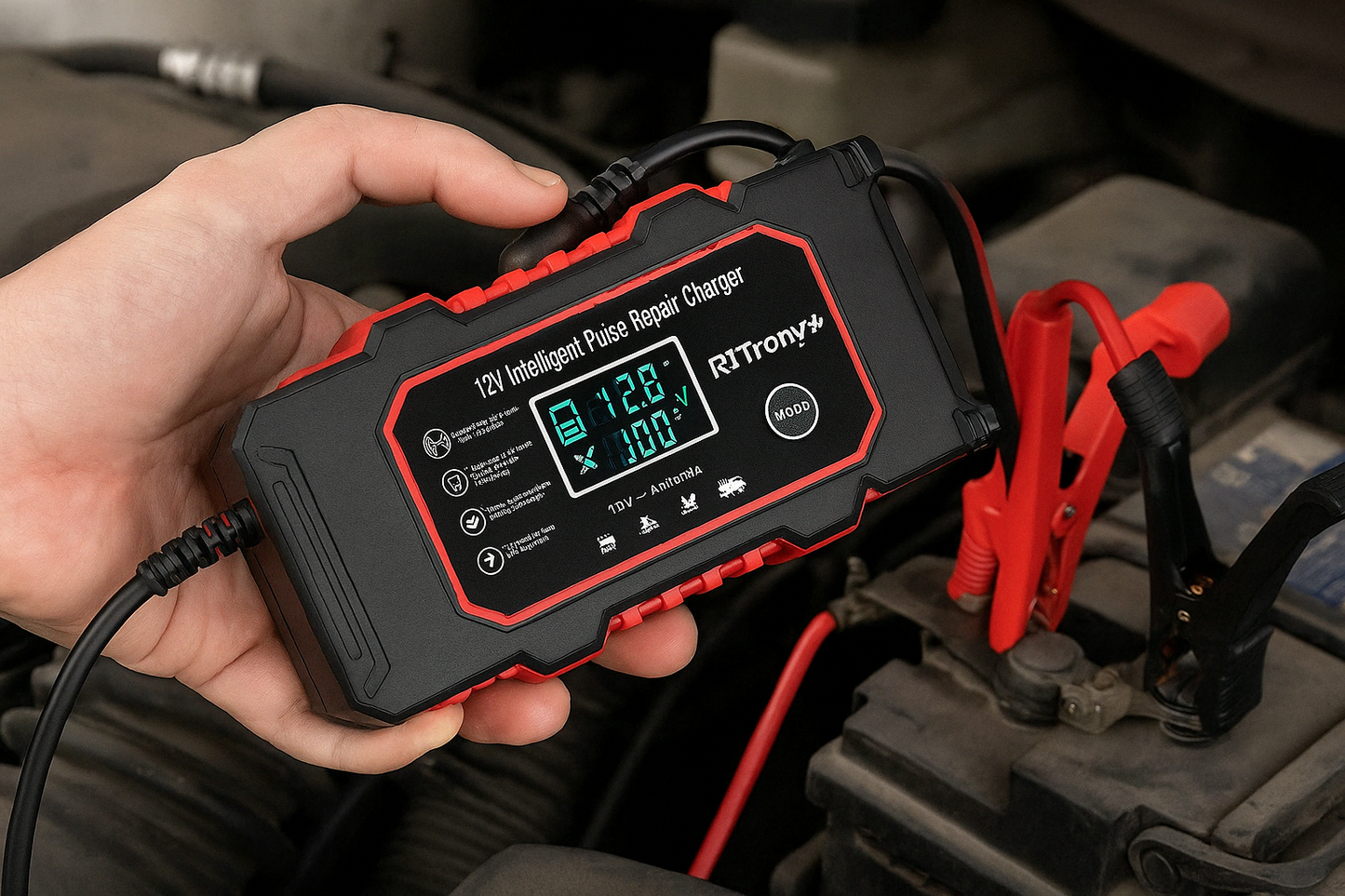 Arrancador Portátil de Autos – ¡Nunca más te quedás sin batería! 🚗⚡