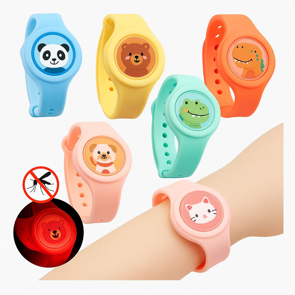 Pulsera repelente de mosquito infantil
