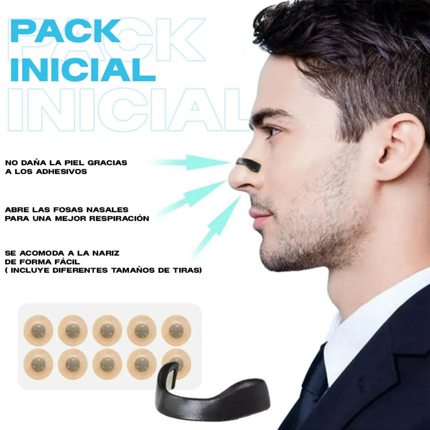 Tiras Nasales magnéticas deportivas