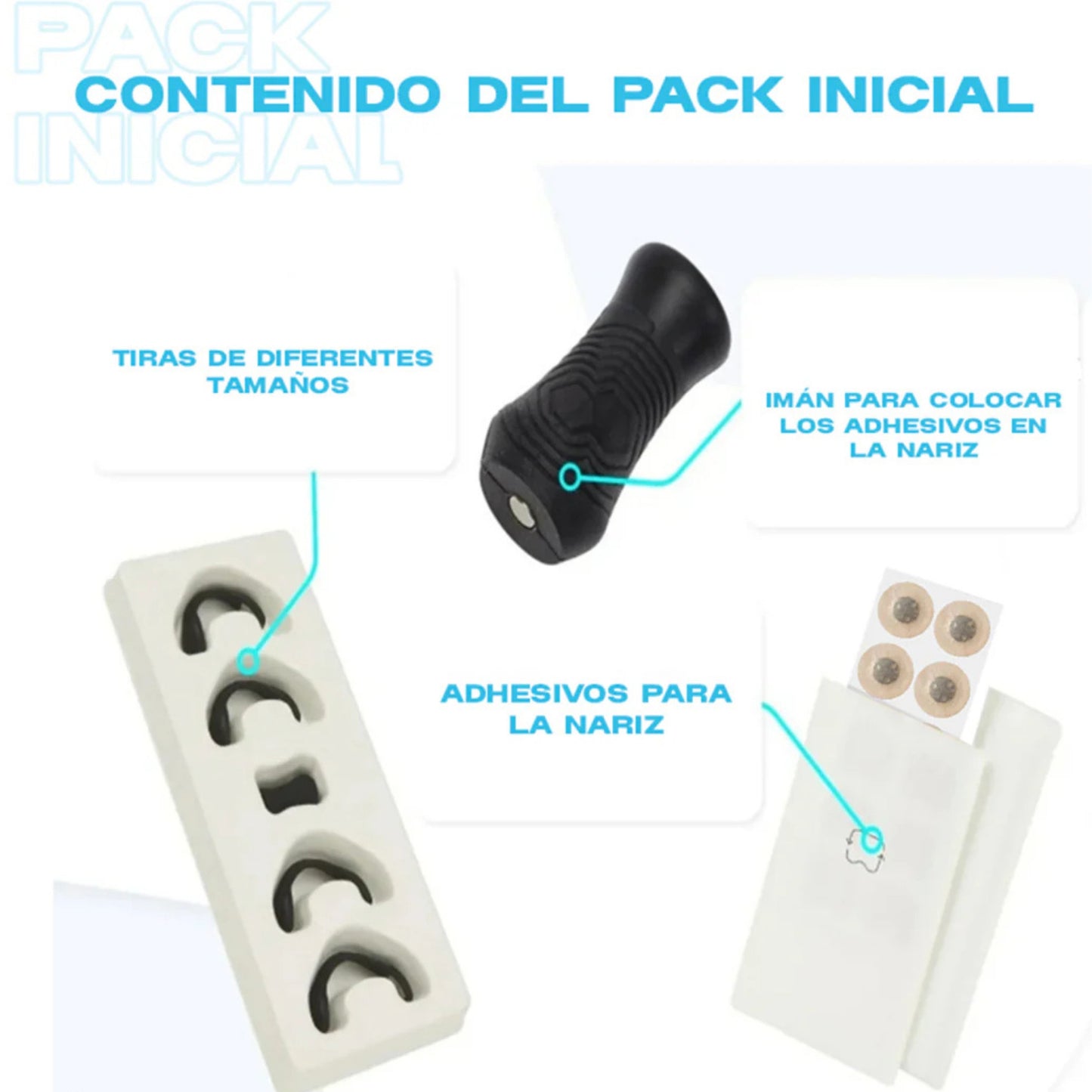 Tiras Nasales magnéticas deportivas