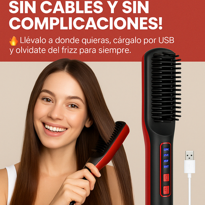 Cepillo Alisador Recargable