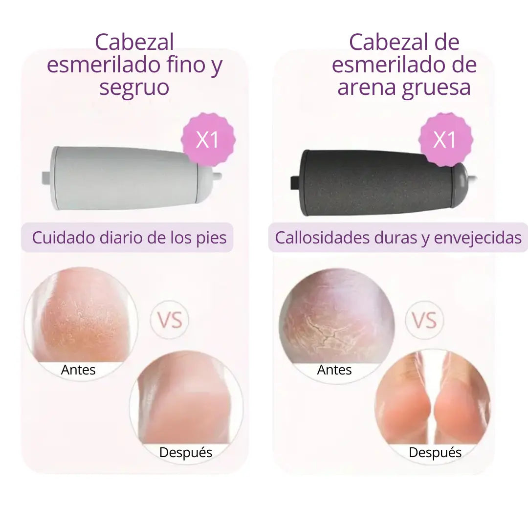 SmoothFeet™ – Exfoliador y lima electrónica para pies
