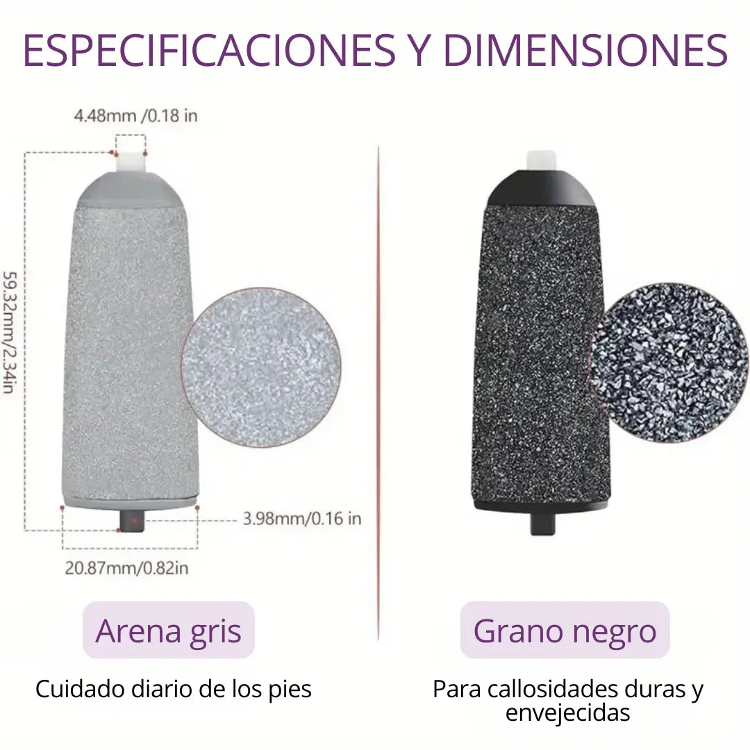 SmoothFeet™ – Exfoliador y lima electrónica para pies